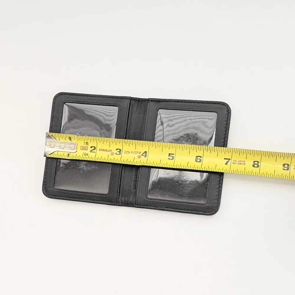 Coach Vintage Y2K Signature Logo Card/Photo Holder with 2 Plastic Covered Slots - Picture 10 of 13